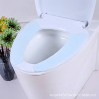 Washable Cartoon Toilet Seat Cushion Pad with Adhesive for Summer