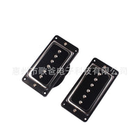 Set of 2 Black Soapbar Pickups for Guitar