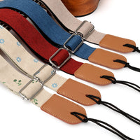 DLAASS Ukulele Strap with Endpin, Leather Ends