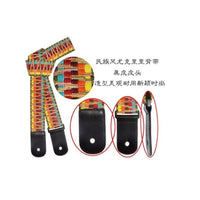 DLAASS Ukulele Strap with Endpin, Leather Ends