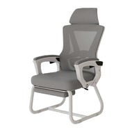 Ergonomic Computer Chair with Footrest, Height Adjustable, Nylon Base