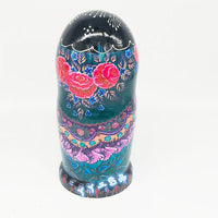 Ten-Layer Russian Style Wooden Matryoshka Doll Set for Children