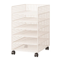 Multi-Layer Desk File Organizer Rack for Office, 8 Tiers