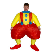 Halloween Party Clown Inflatable Costume for Role Play Evil Upside Down Clown