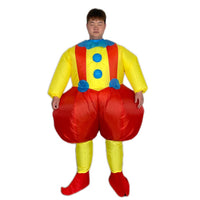 Halloween Party Clown Inflatable Costume for Role Play Evil Upside Down Clown