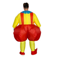 Halloween Party Clown Inflatable Costume for Role Play Evil Upside Down Clown