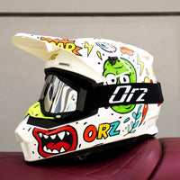 ORZ 3C Certified Motorcycle Off-Road Helmet - ABS, Summer Use, 53-62cm