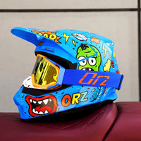 ORZ 3C Certified Motorcycle Off-Road Helmet - ABS, Summer Use, 53-62cm