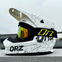 ORZ 3C Certified Motorcycle Off-Road Helmet - ABS, Summer Use, 53-62cm