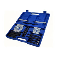 14-Piece Dual Disc Puller Set for Bearing Removal, Metal, Hardware