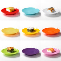 Melamine Flat Plate Set for Commercial Use, Round, 27-27.9cm Diameter