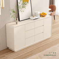 2025 New Cream Style Sideboard Cabinet, Kitchen Cabinet, Storage Cabinet, Living Room Wall Tea Cabinet