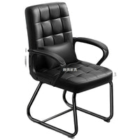 Office Chair with PU Leather, Metal Frame, Ergonomic Design