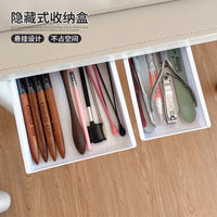 Creative Hidden Drawer Storage Box, No-Drilling, Adhesive, for Desk, Medium Size