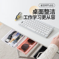 Creative Hidden Drawer Storage Box, No-Drilling, Adhesive, for Desk, Medium Size