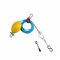 Portable Catch Lock Snap Stringer Easy to Carry Live Catch Stringer Quick Release Fishing Gear