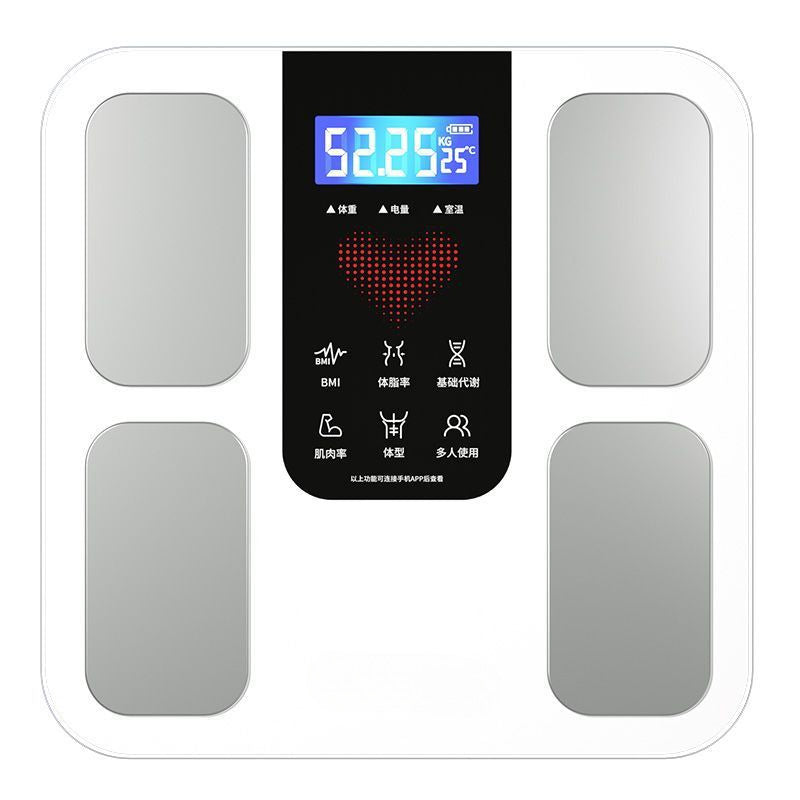 High-Precision Body Fat Scale with Bluetooth, Rechargeable