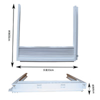 Window Air Conditioner Side Deflector Kit with Extendable Louver