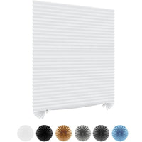 Self-Adhesive Blackout Pleated Blind for Bedroom and Commercial Use