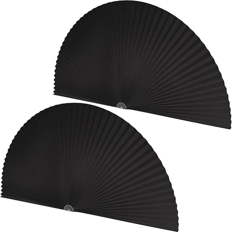 European Arc Window Honeycomb Blind with Self-Adhesive Semi-Circular Blackout Pleated Curtain