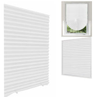 Self-Adhesive Blackout Pleated Blind for Bedroom and Commercial Use