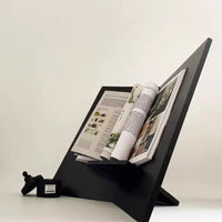 Modern Minimalist Wooden Bookshelf for Study, Magazine Rack, Desktop Support Bookend, Decorative Item for Model Rooms, Simple Display