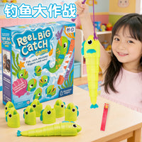 Fishing Battle Educational Toy with Retractable Fish