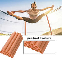 Children's Trampoline Foam Pole Cover - Orange Sponge Tube (12 Pieces)