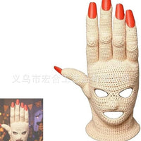痞幼同款帽子绿色怪物史莱克卡通搞怪可爱草莓头套针织毛线帽冬季