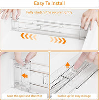 Adjustable Drawer Divider with Expandable Storage for Closet Organization