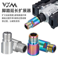 MOTSUV Chromoly Steel Pedal Extender for Mountain and Road Bikes