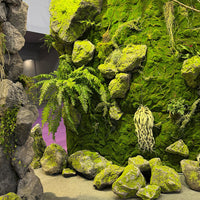 Faux Moss Foam Stone for Indoor Garden and Courtyard Decoration