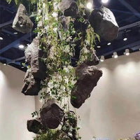Simulated PU Foam Floating Stone for Indoor Plant Decor