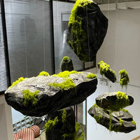 Simulated PU Foam Floating Stone for Indoor Plant Decor