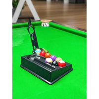 Semi-Automatic Laser Billiard Ball Rack and Training Aid