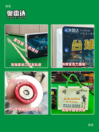 Semi-Automatic Billiard Ball Rack and Training Aid with Accessories