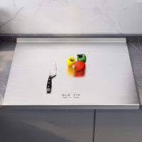 316 Stainless Steel Cutting Board, Antibacterial and Anti-Mold Kitchen Board, Double-Sided Thickened Food-Grade