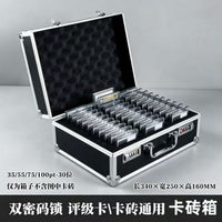 Sports Card Storage Box for Pokemon PTCG Card Slabs, Yu-Gi-Oh Cards, PSA Graded Cards, Organizer Box, Phone Storage