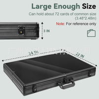 Transparent UV-Resistant Aluminum Alloy Storage Box for PSA, MTG, Sports Cards, and Trading Cards