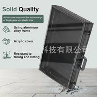 Transparent UV-Resistant Aluminum Alloy Storage Box for PSA, MTG, Sports Cards, and Trading Cards