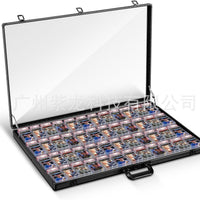 Transparent UV-Resistant Aluminum Alloy Storage Box for PSA, MTG, Sports Cards, and Trading Cards