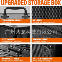 In Stock Shockproof Aluminum Alloy Storage Box for Sports Cards, PSA, BGS, MTG, and Card Slabs