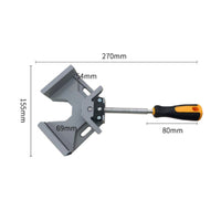 90 Degree Corner Clamp Rubberized 90 Degree Clamp Sturdy for Picture Framing