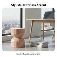 Hourglass-Shaped Stool Multi-Functional Small Seat Modern Design for Living Room