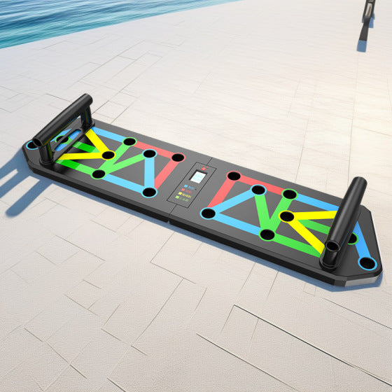 Push-Up Stand with Infrared Counting Sensor for Fitness Training