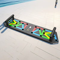 Push-Up Stand with Infrared Counting Sensor for Fitness Training