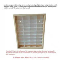 Wooden Wall-Mounted Multi-Layer Car Display Shelf for Storage