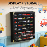 Wooden Toy Car Model Storage Rack, Desktop Multi-Layer Display Shelf