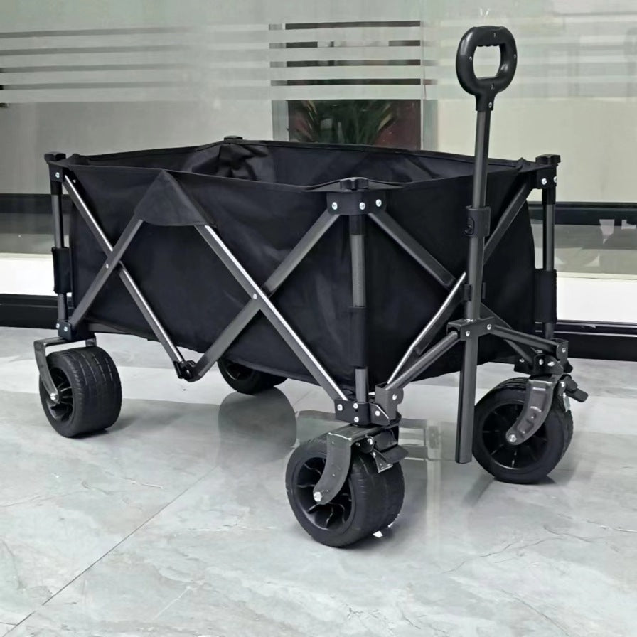 Outdoor Camping Cart Large Folding Wagon with Table