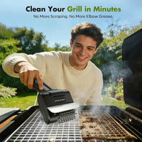 Outdoor Camping BBQ Electric Cleaning Brush with Multiple Detachable Heads